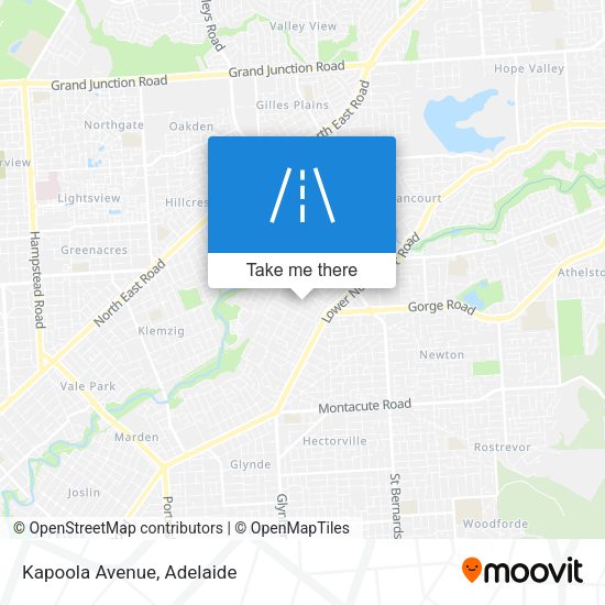 Kapoola Avenue map