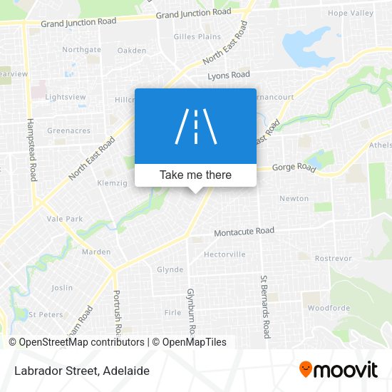 Labrador Street map