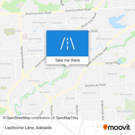 Lapthorne Lane map