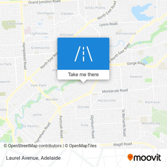 Laurel Avenue map
