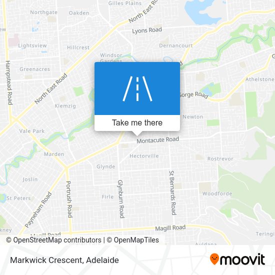 Markwick Crescent map