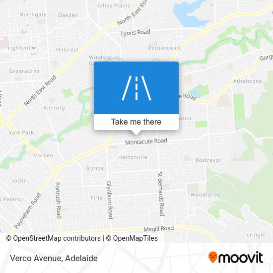 Verco Avenue map