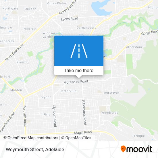 Weymouth Street map