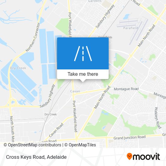 Cross Keys Road map