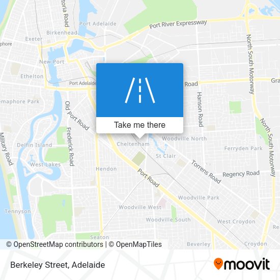 Berkeley Street map