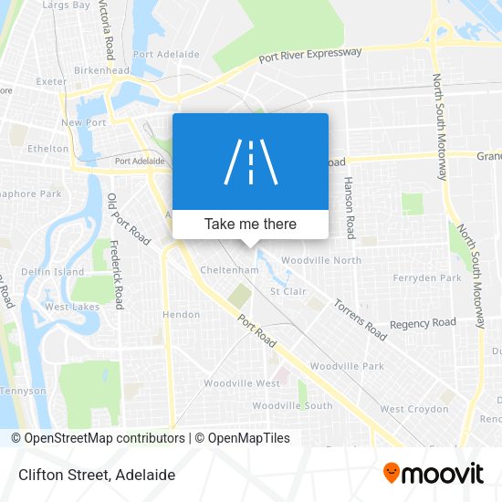 Clifton Street map