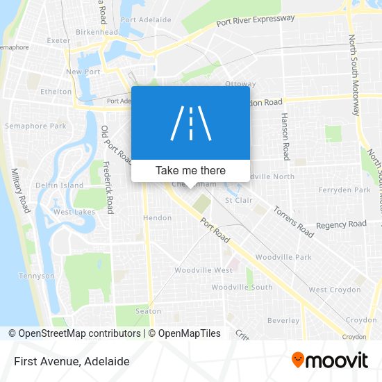 First Avenue map