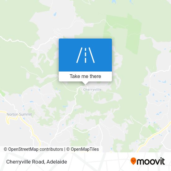 Cherryville Road map
