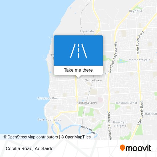 Cecilia Road map