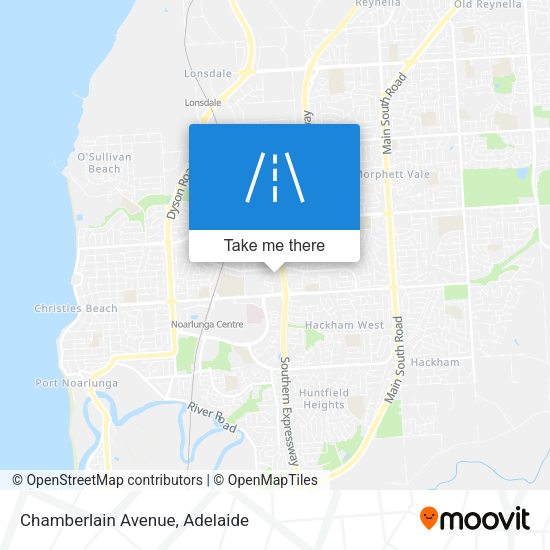 Chamberlain Avenue map