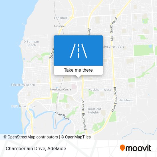 Chamberlain Drive map