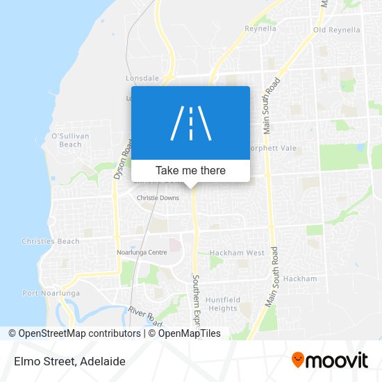 Elmo Street map