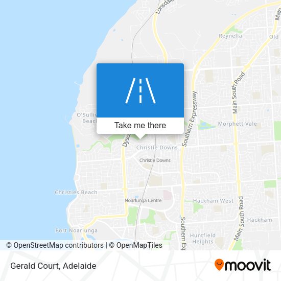 Gerald Court map
