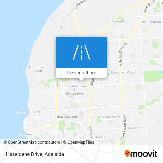 Haseldene Drive map