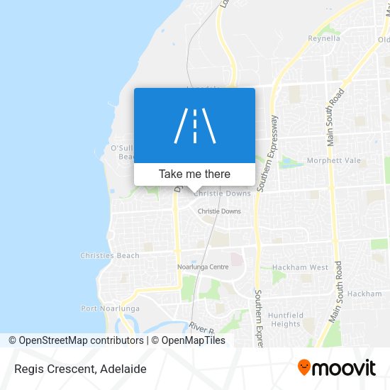 Regis Crescent map