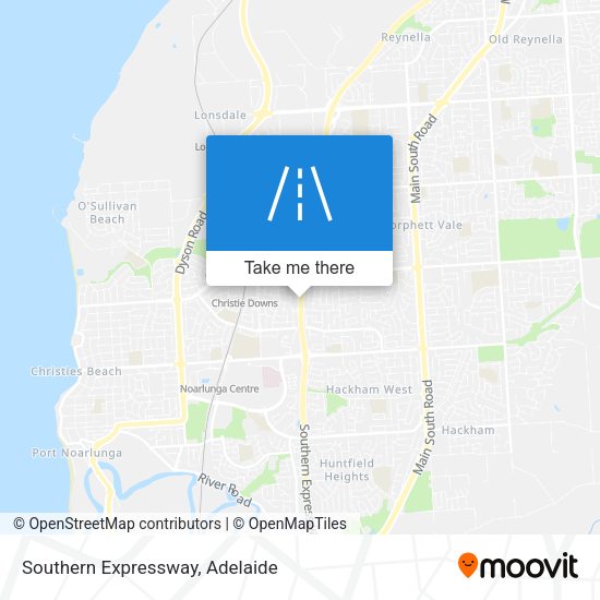 Southern Expressway map