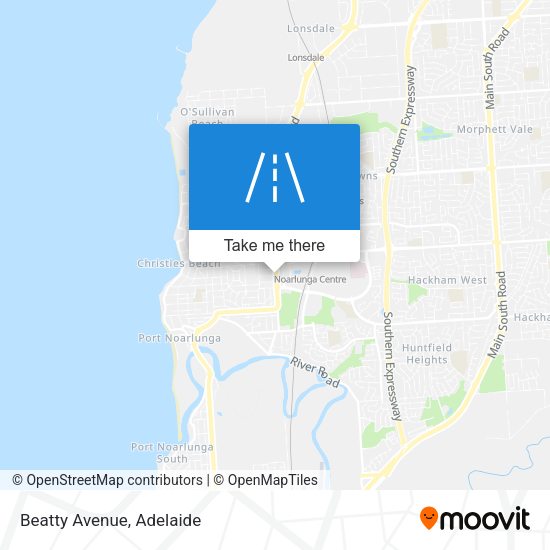 Beatty Avenue map