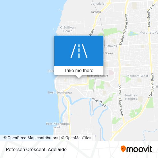 Petersen Crescent map