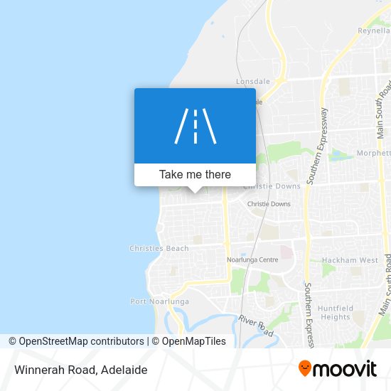 Winnerah Road map