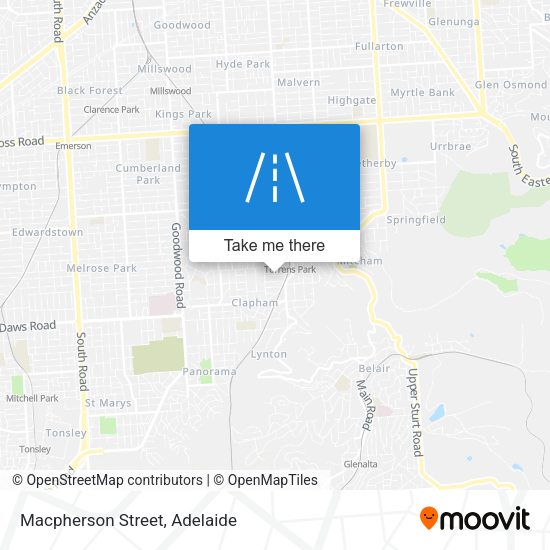 Macpherson Street map