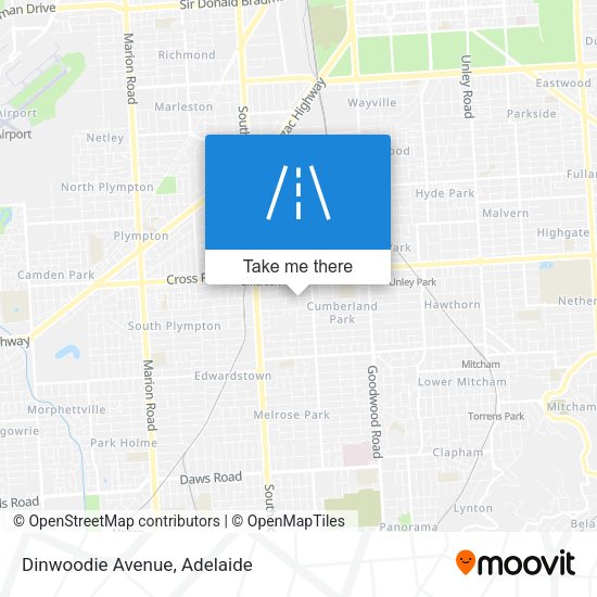 Dinwoodie Avenue map
