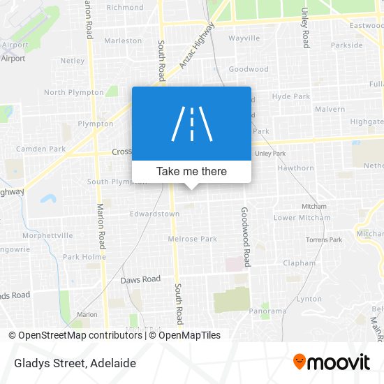 Gladys Street map