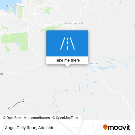 Angel Gully Road map