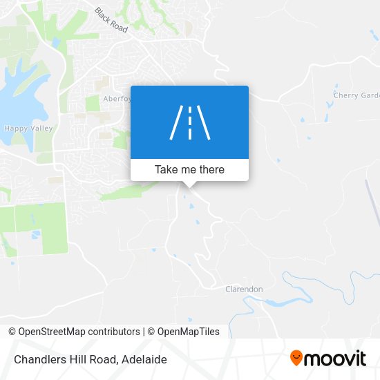 Chandlers Hill Road map