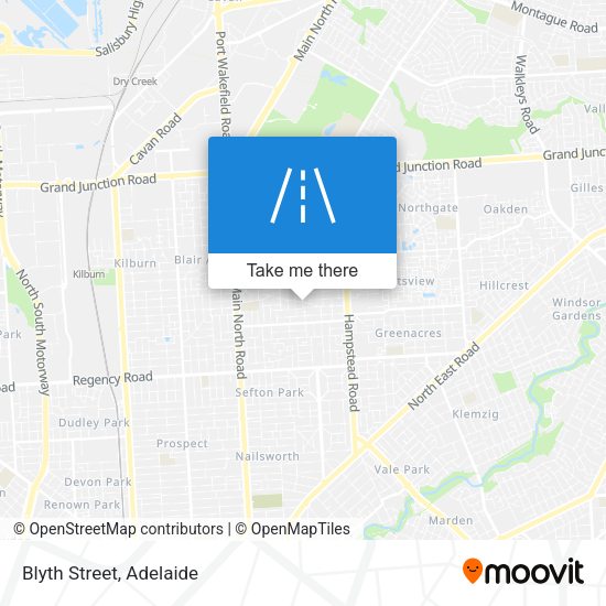 Blyth Street map