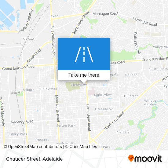 Chaucer Street map