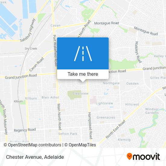Chester Avenue map