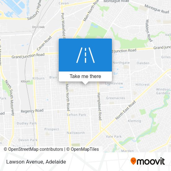 Lawson Avenue map