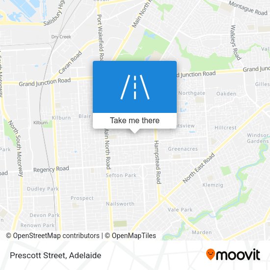 Prescott Street map