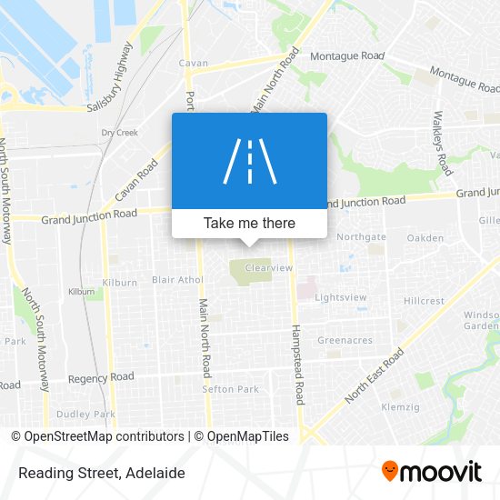 Reading Street map