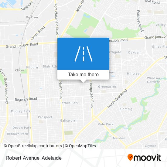 Robert Avenue map