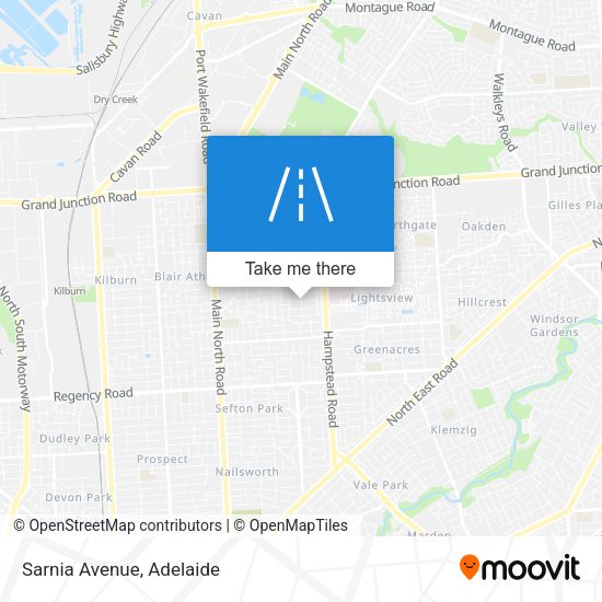 Sarnia Avenue map
