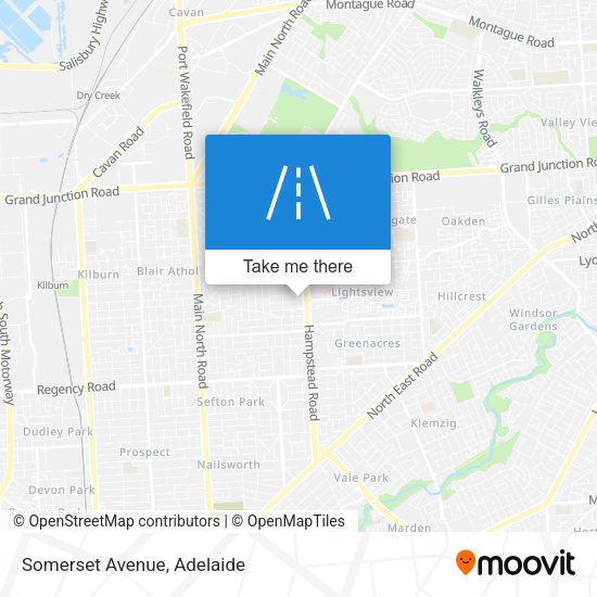 Somerset Avenue map