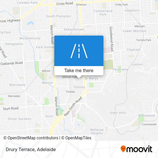 Drury Terrace map