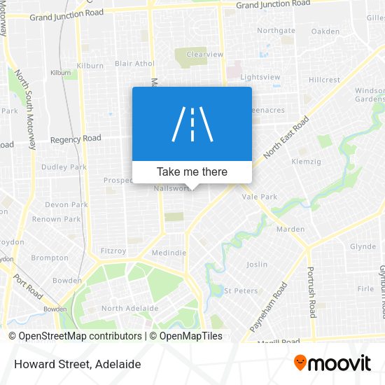 Howard Street map