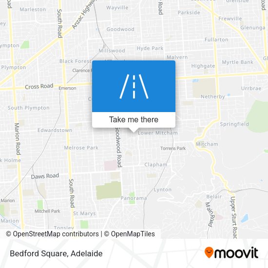 Bedford Square map