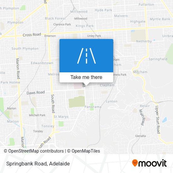 Springbank Road map