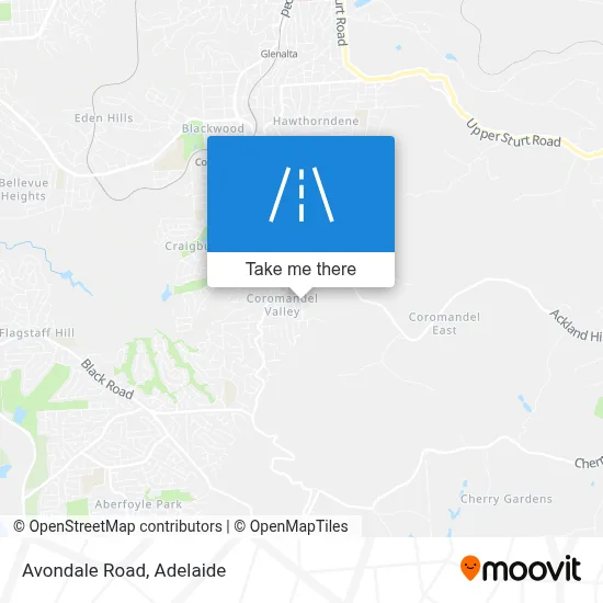 Avondale Road map