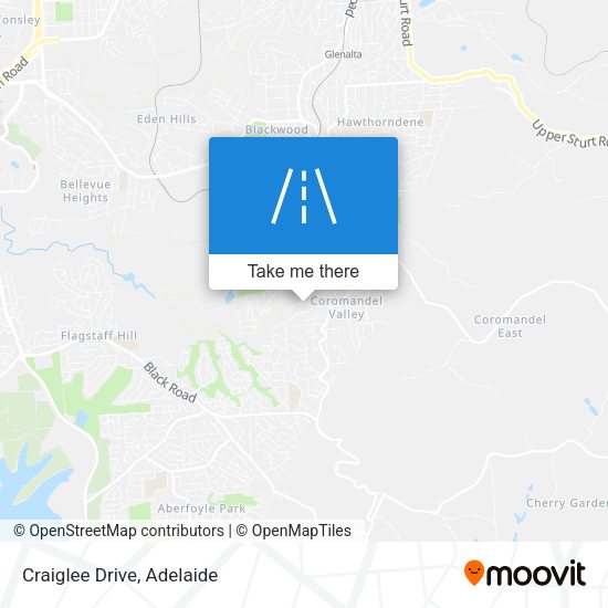 Craiglee Drive map