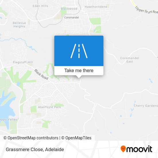 Grassmere Close map