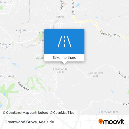 Mapa Greenwood Grove