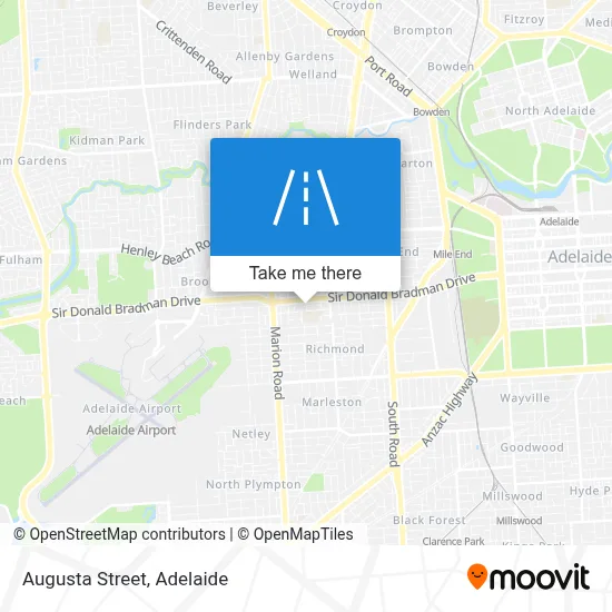 Augusta Street map