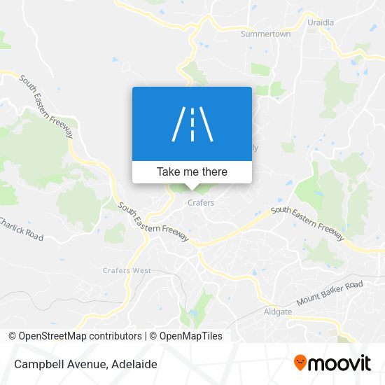 Campbell Avenue map