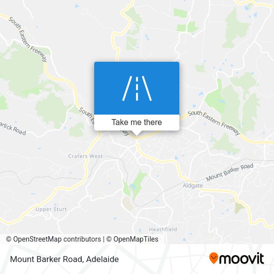 Mount Barker Road map