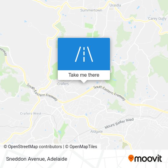 Sneddon Avenue map