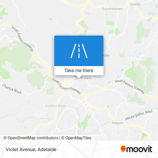 Violet Avenue map